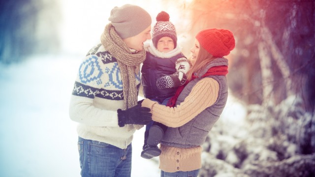 Родина взимку