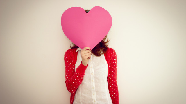 девушка влюбленная сердце