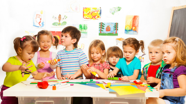 детский садик дети