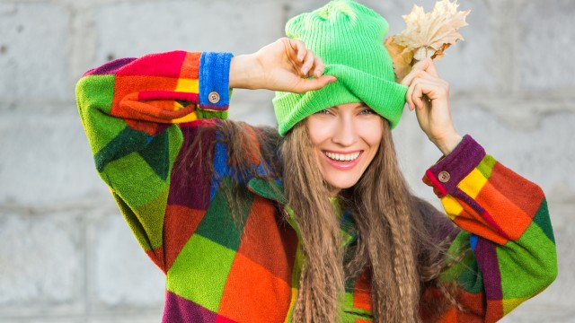 Девушка в шапке