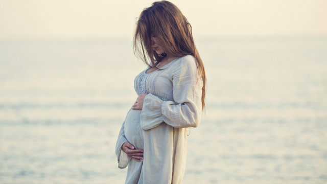 красива вагітна