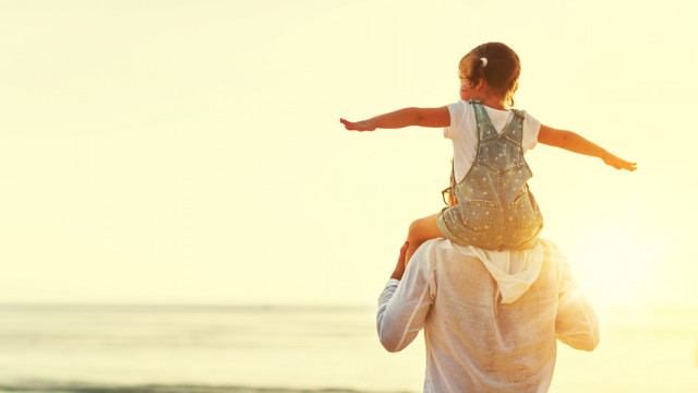 папа и дочка