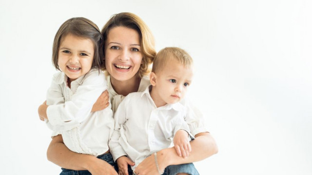 Марина Довбыш и дети