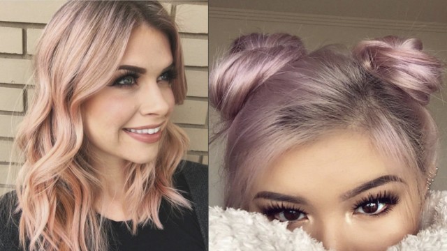 Розовые волосы