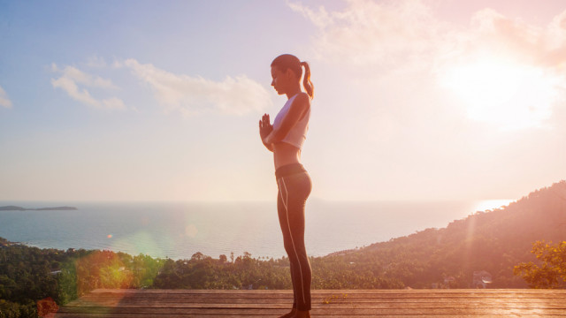 йога рассвет