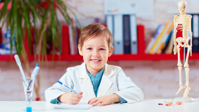 ребенок ученый анатомия здоровье