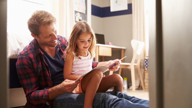 папа с дочкой