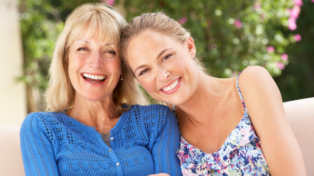 мама с дочкой