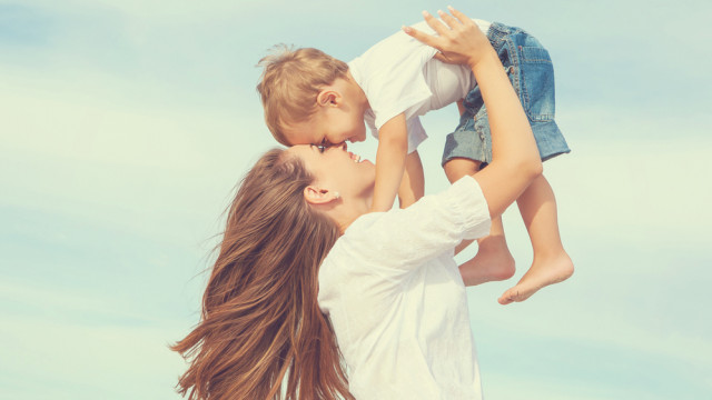 мама с сыном