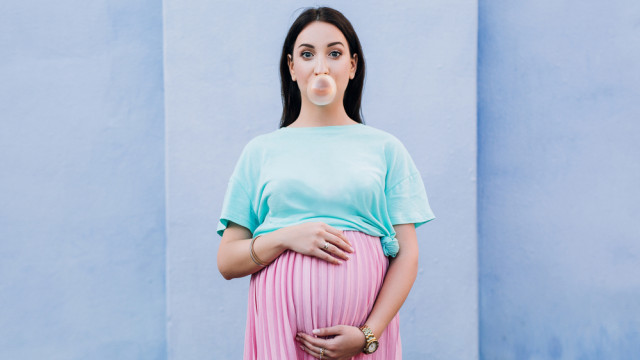 беременная красивая