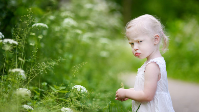 девочка обиделась