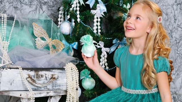 девочка Новый год