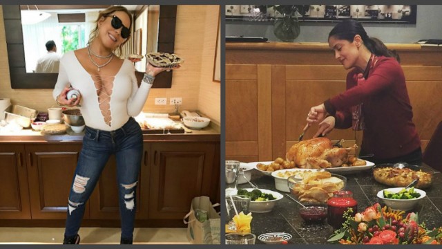 Мэрайя Кэри и Сальма Хайек