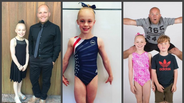 Папа-гимнаст