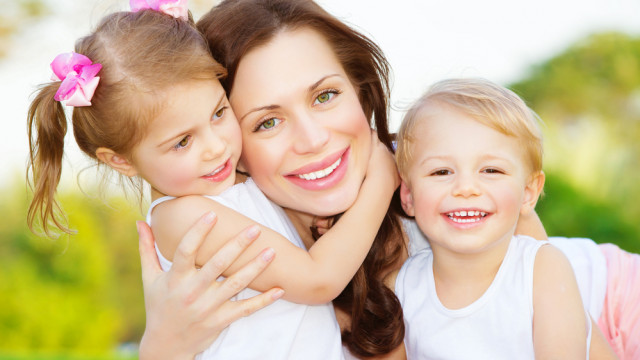 мама с детьми