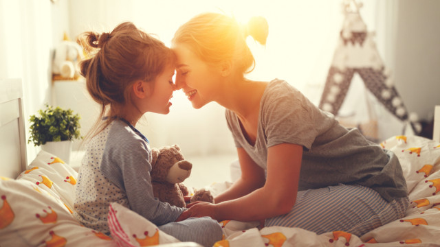 мама с дочкой