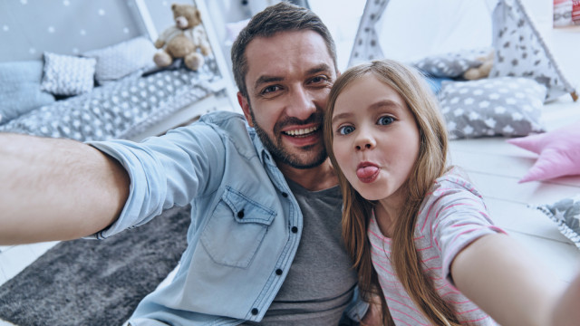 папа с детьми