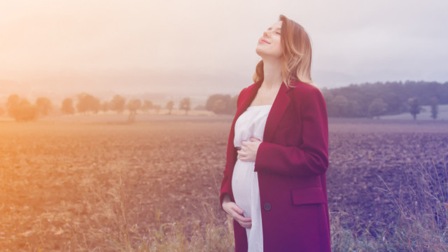 беременная осенью