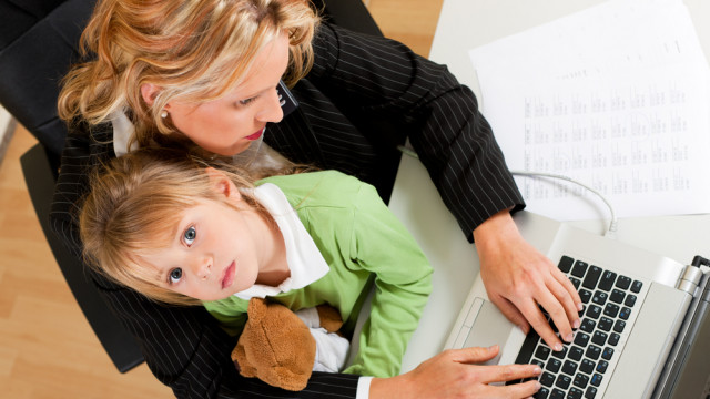 работающая мама