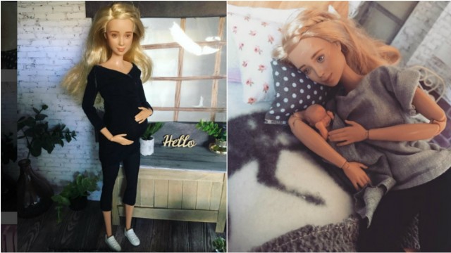 Беременная Барби