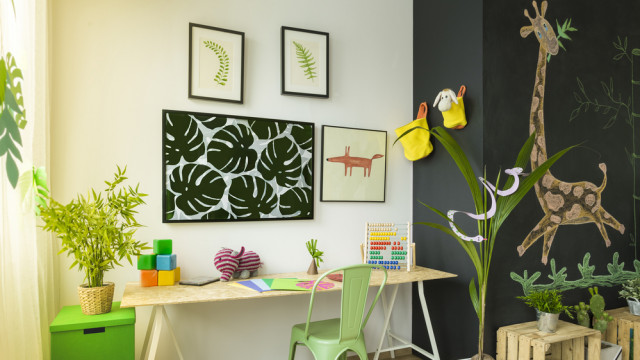 детская зеленая