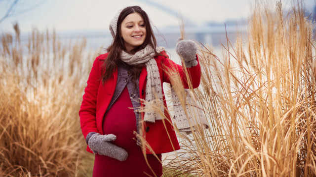 Беременная зимой