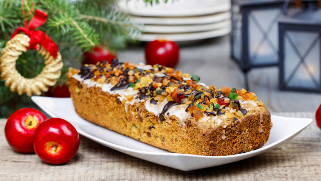 Рождественский кекс пирог