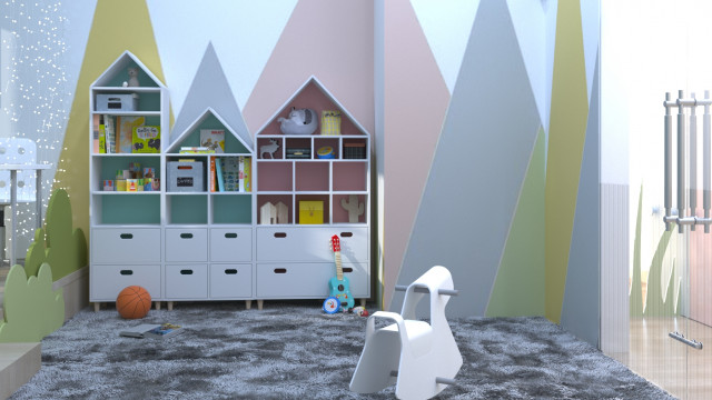 Геометрія, монохром та анімалістичні принти - тренди в дизайні дитячих кімнат