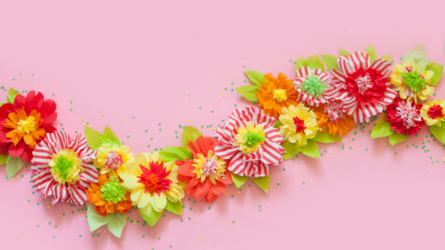 как сделать бумажные цветы