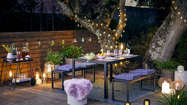 Лето по-скандинавски: маленькое теплое хюгге в саду, беседке на балконе