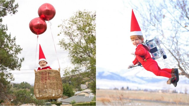 Дети в костюмах эльфов