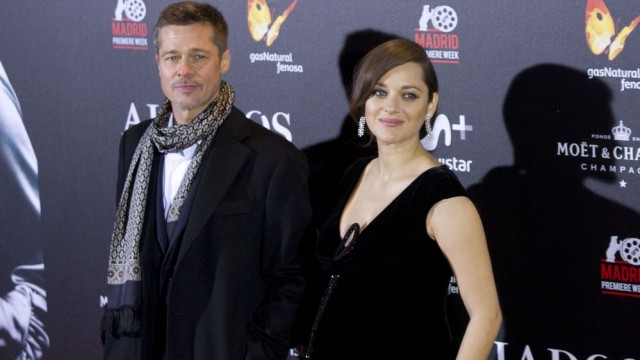 Брэд Питт и Марион Котийяр 