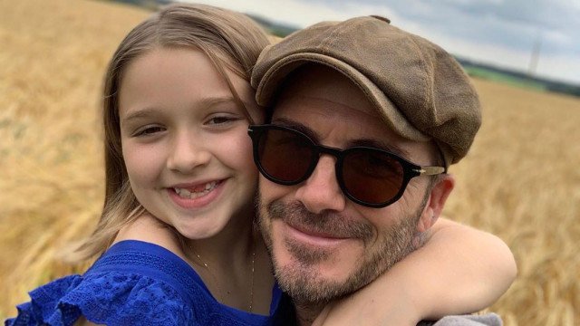 Дэвид Бэкхем и Харпер