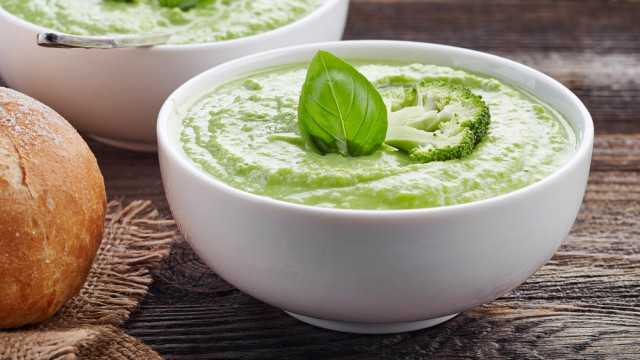 суп с зеленым горошком